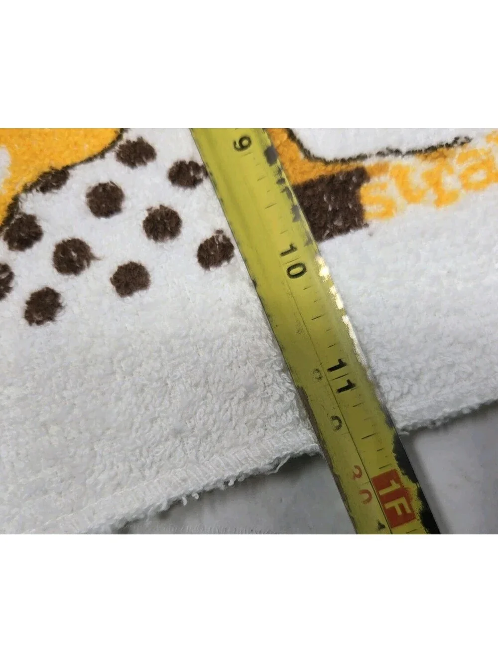 1970s yellow and orange strawberry-patterned kitchen towels Washcloths Rare X3